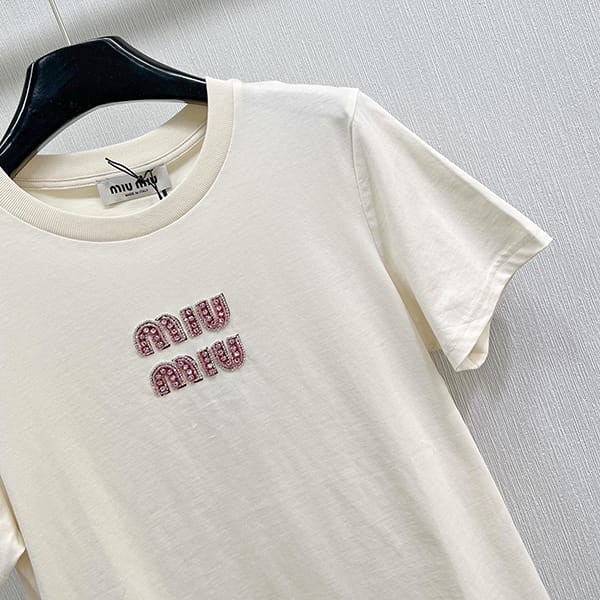世界中で大人気♪ミュウミュウ ジャージー Tシャツ コピー mym41657
